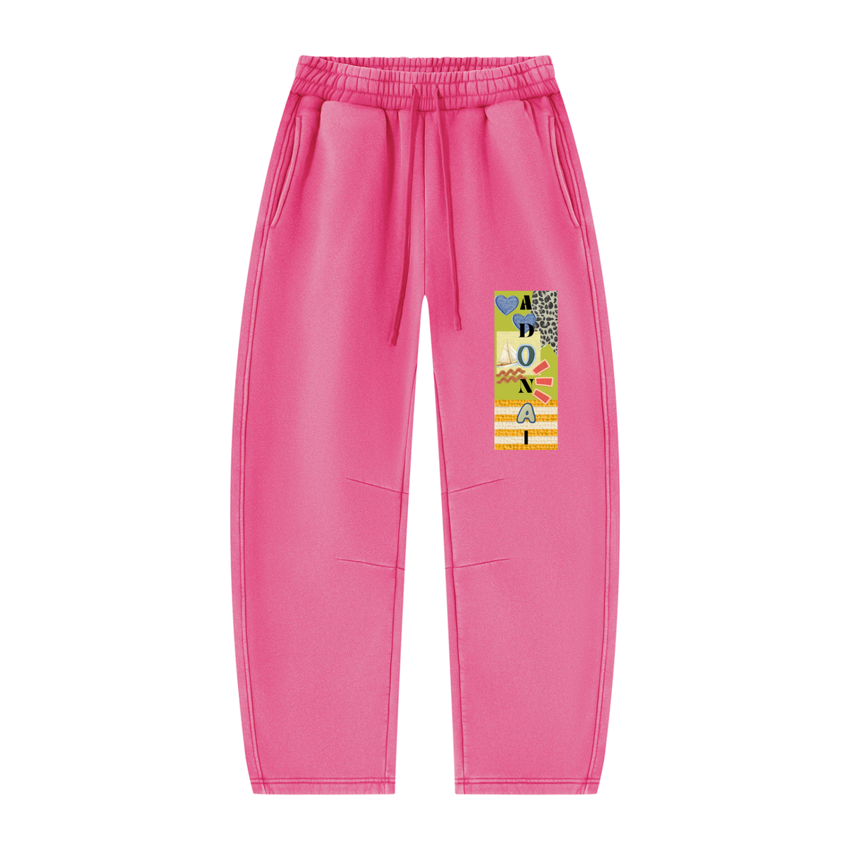 Adonai Vintage Wash Women's Barrel Leg Fleece Sweatpants