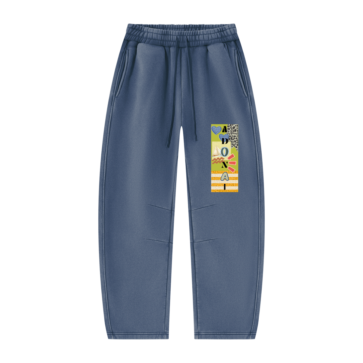 Adonai Vintage Wash Women's Barrel Leg Fleece Sweatpants