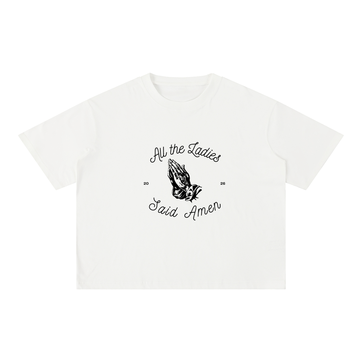 Mineral Wash Amen T-Shirt - Unisex Oversized