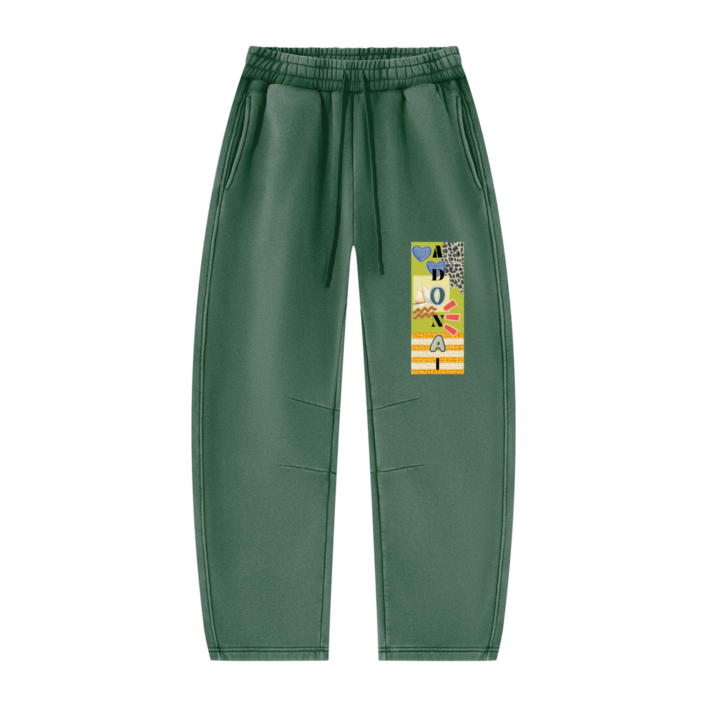 Adonai Vintage Wash Women's Barrel Leg Fleece Sweatpants