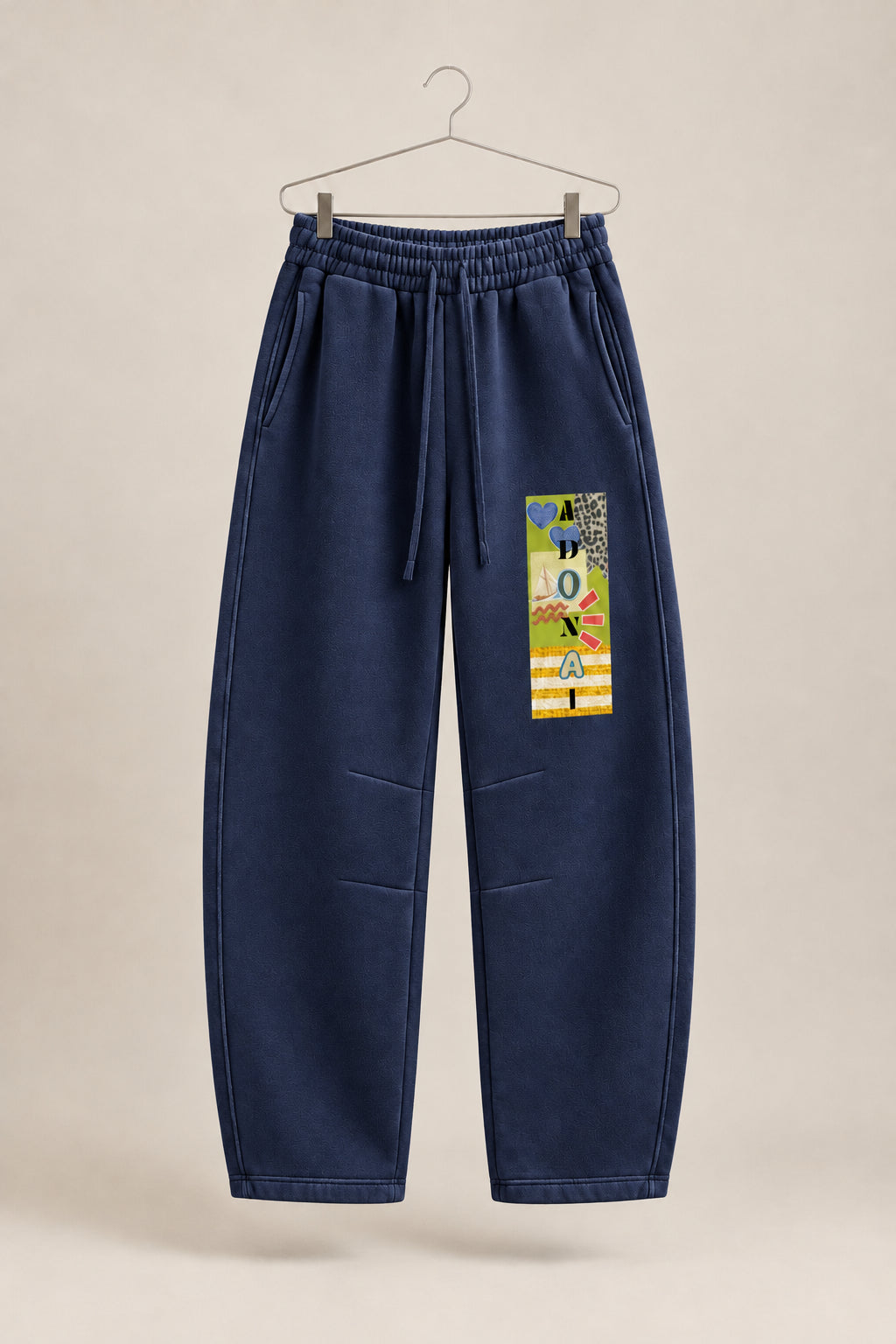 Adonai Vintage Wash Women's Barrel Leg Fleece Sweatpants