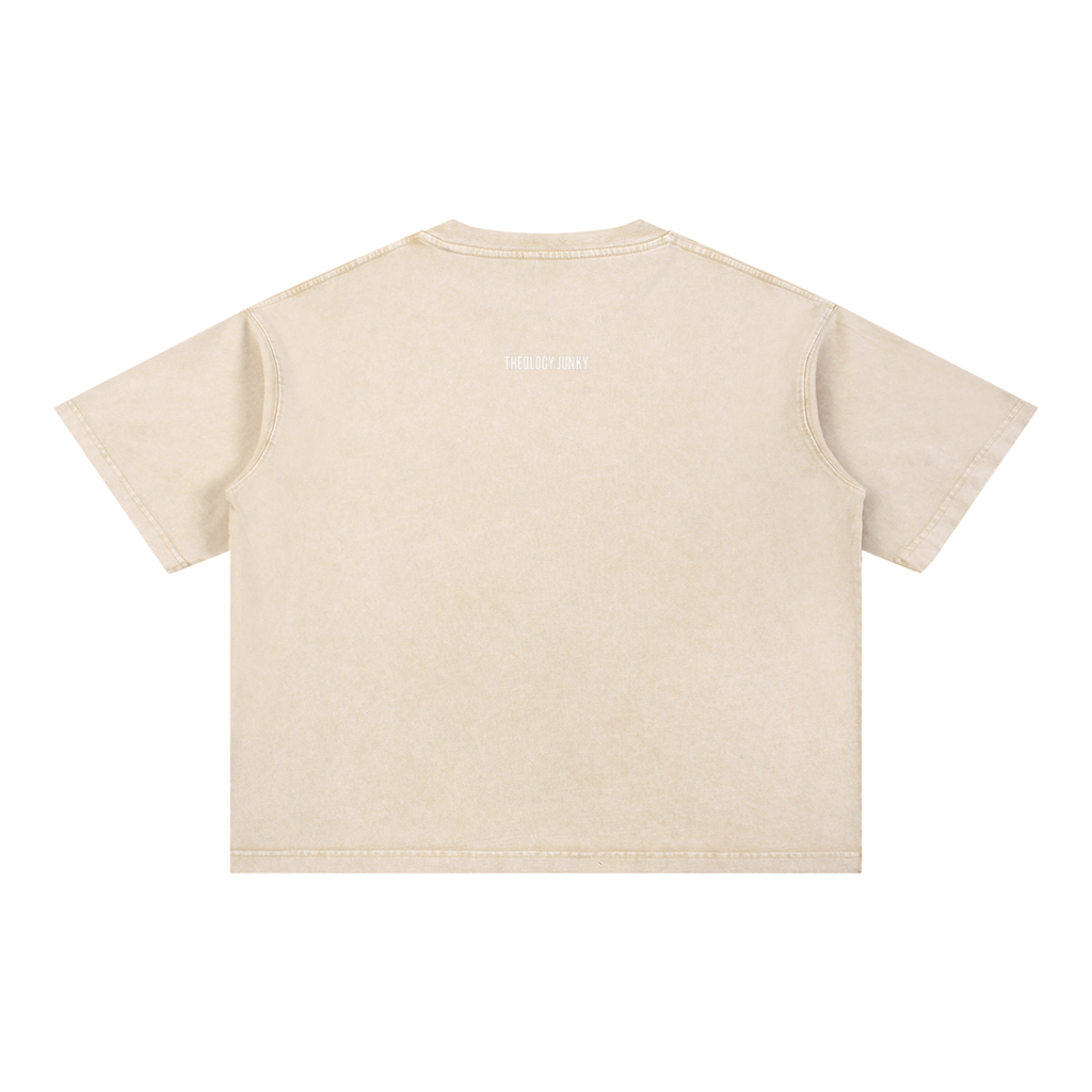 Mineral Wash Amen T-Shirt - Unisex Oversized