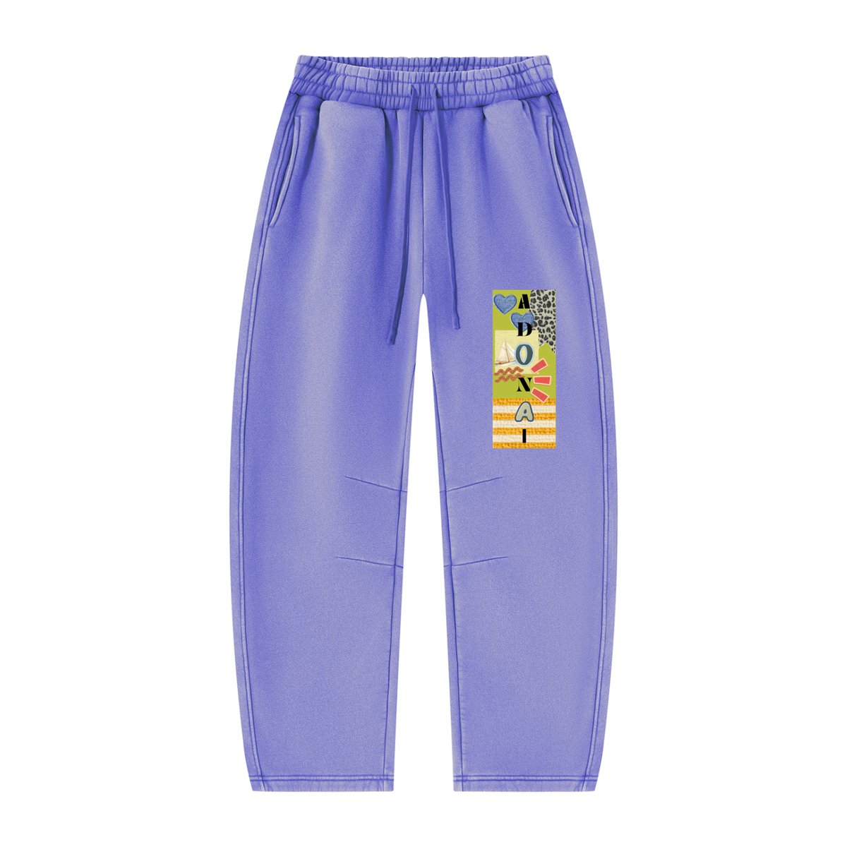 Adonai Vintage Wash Women's Barrel Leg Fleece Sweatpants